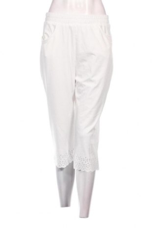 Pantaloni de femei JustFashionNow, Mărime M, Culoare Alb, Preț 31,48 Lei