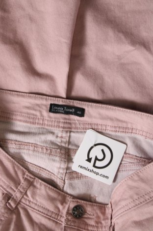 Pantaloni de femei Laura Torelli, Mărime M, Culoare Roz, Preț 138,14 Lei