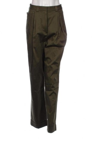 Pantaloni de femei Massimo Dutti, Mărime S, Culoare Verde, Preț 230,92 Lei