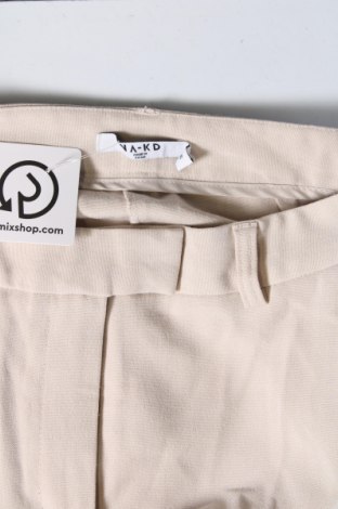 Дамски панталон NA-KD, Размер S, Цвят Бежов, Цена 13,53 лв.