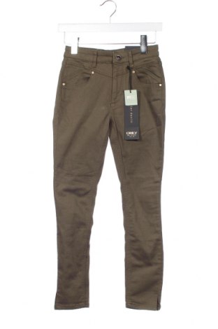 Pantaloni de femei ONLY, Mărime XS, Culoare Verde, Preț 66,43 Lei