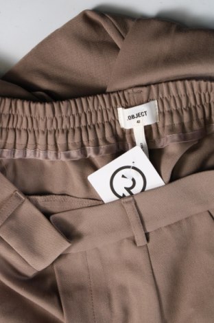 Дамски панталон Object, Размер L, Цвят Бежов, Цена 36,27 лв.