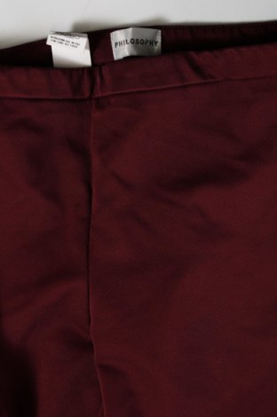 Дамски панталон Philosophy, Размер S, Цвят Червен, Цена 22,14 лв.