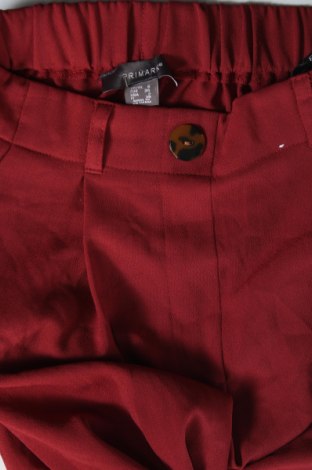 Pantaloni de femei Primark, Mărime XS, Culoare Roșu, Preț 33,39 Lei