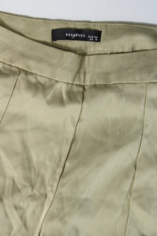 Pantaloni de femei Reserved, Mărime XXS, Culoare Verde, Preț 42,18 Lei