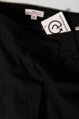 Γυναικείο παντελόνι S.Oliver, Μέγεθος S, Χρώμα Μαύρο, Τιμή 6,59 €