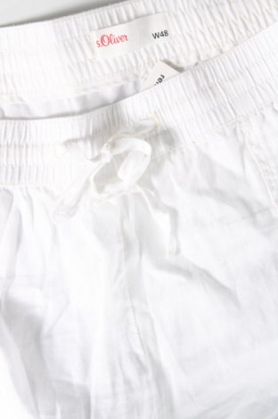 Дамски панталон S.Oliver, Размер XXL, Цвят Бял, Цена 41,00 лв.