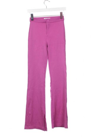 Дамски панталон Sinsay, Размер XS, Цвят Лилав, Цена 16,53 лв.
