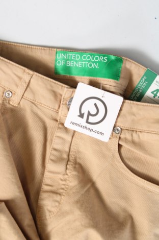 Damskie spodnie United Colors Of Benetton, Rozmiar L, Kolor Beżowy, Cena 247,89 zł