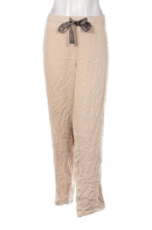 Дамски панталон Violeta by Mango, Размер XL, Цвят Бежов, Цена 17,68 лв.