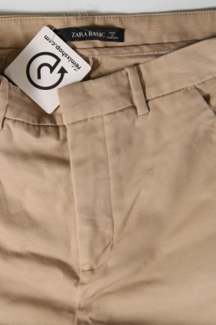 Дамски панталон Zara, Размер S, Цвят Бежов, Цена 58,53 лв.