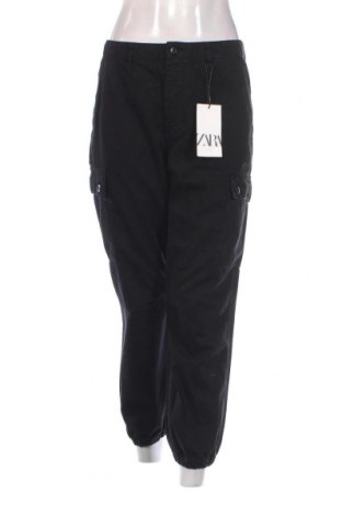 Дамски панталон Zara, Размер L, Цвят Черен, Цена 43,36 лв.