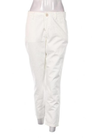 Дамски панталон Zara, Размер S, Цвят Бял, Цена 15,60 лв.