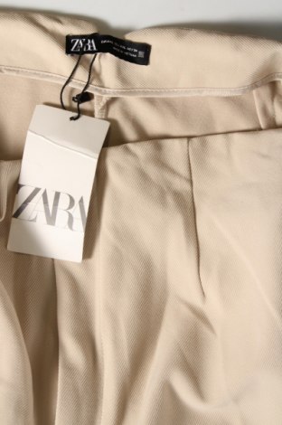 Дамски панталон Zara, Размер XXL, Цвят Бежов, Цена 34,10 лв.