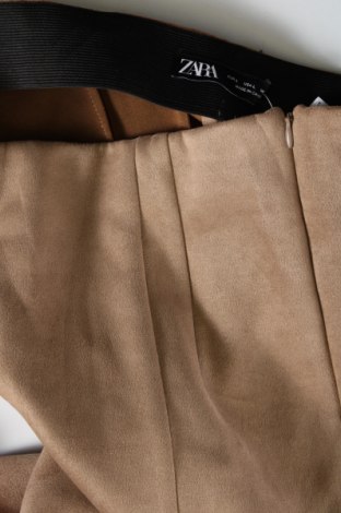 Damenhose Zara, Größe L, Farbe Beige, Preis 18,79 €