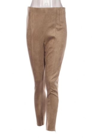 Damenhose Zara, Größe L, Farbe Beige, Preis 10,33 €