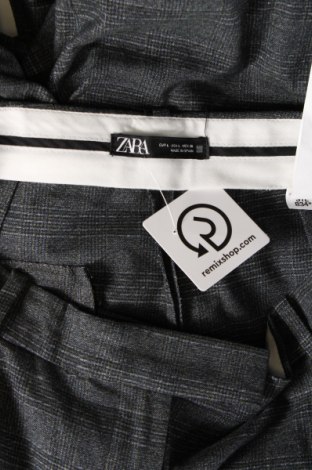 Дамски панталон Zara, Размер L, Цвят Сив, Цена 15,37 лв.