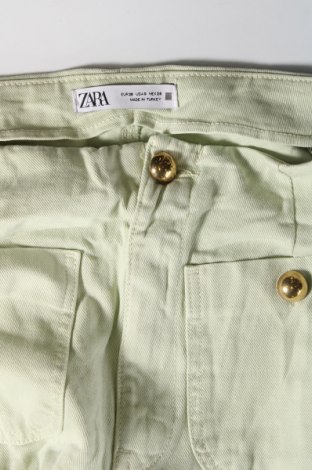 Pantaloni de femei Zara, Mărime M, Culoare Verde, Preț 88,82 Lei