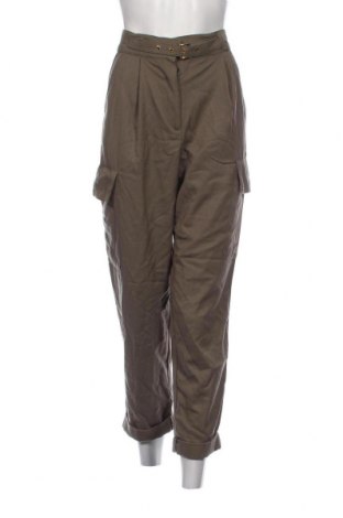 Дамски панталон Zara, Размер XS, Цвят Зелен, Цена 8,91 лв.