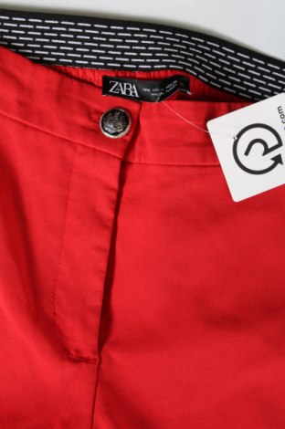 Pantaloni de femei Zara, Mărime M, Culoare Roșu, Preț 39,26 Lei