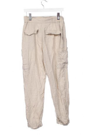 Pantaloni de femei Zara, Mărime XS, Culoare Bej, Preț 186,61 Lei
