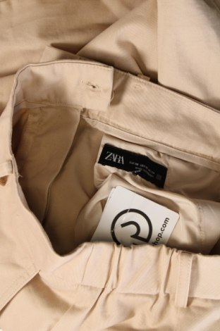 Damenhose Zara, Größe XS, Farbe Beige, Preis 8,30 €