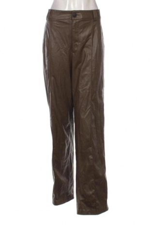 Дамски панталон Zara, Размер XL, Цвят Кафяв, Цена 12,15 лв.