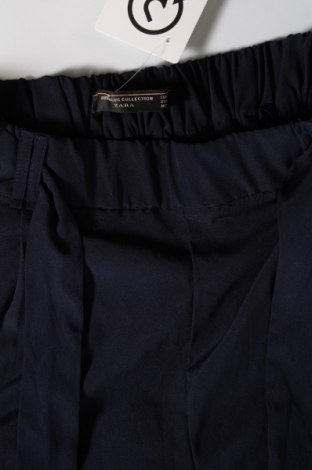 Pantaloni de femei Zara Trafaluc, Mărime S, Culoare Albastru, Preț 39,26 Lei