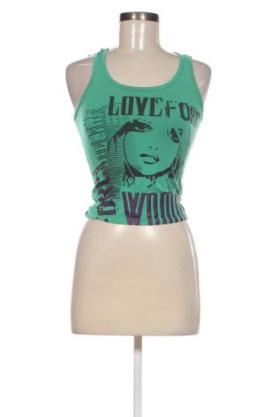 Γυναικείο αμάνικο μπλουζάκι, Μέγεθος S, Χρώμα Πράσινο, Τιμή 3,61 €