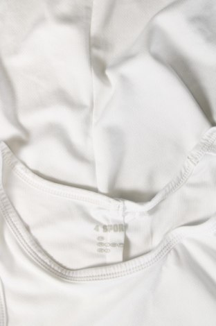 Γυναικείο αμάνικο μπλουζάκι 4 Sports, Μέγεθος M, Χρώμα Λευκό, Τιμή 4,09 €