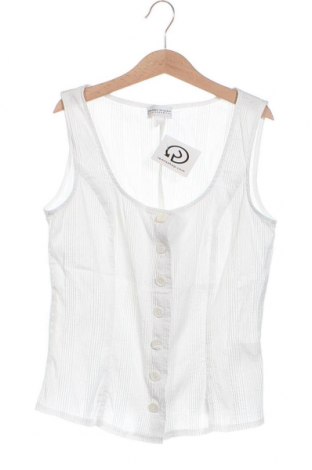 Γυναικείο αμάνικο μπλουζάκι Ashley Brooke, Μέγεθος XS, Χρώμα Λευκό, Τιμή 3,39 €