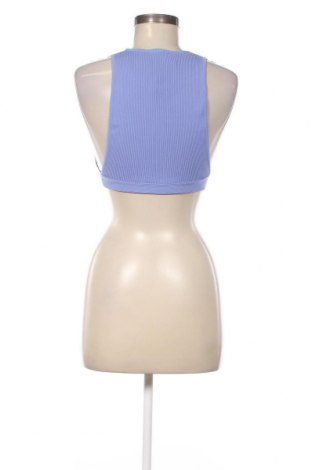 Γυναικείο αμάνικο μπλουζάκι Bershka, Μέγεθος M, Χρώμα Μπλέ, Τιμή 3,57 €