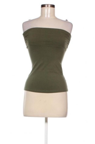 Γυναικείο αμάνικο μπλουζάκι Bershka, Μέγεθος M, Χρώμα Πράσινο, Τιμή 3,62 €