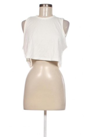 Γυναικείο αμάνικο μπλουζάκι Bershka, Μέγεθος M, Χρώμα Λευκό, Τιμή 3,97 €