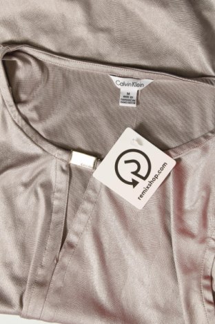 Damska koszulka na ramiączkach Calvin Klein, Rozmiar M, Kolor Beżowy, Cena 106,58 zł