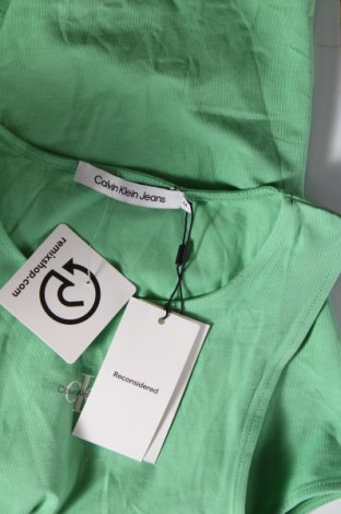 Damska koszulka na ramiączkach Calvin Klein Jeans, Rozmiar M, Kolor Zielony, Cena 198,31 zł