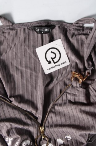 Γυναικείο αμάνικο μπλουζάκι ChicMe, Μέγεθος M, Χρώμα Γκρί, Τιμή 3,22 €