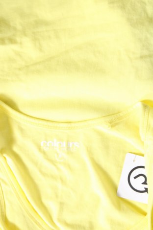 Damska koszulka na ramiączkach Colours Of The World, Rozmiar M, Kolor Żółty, Cena 14,55 zł