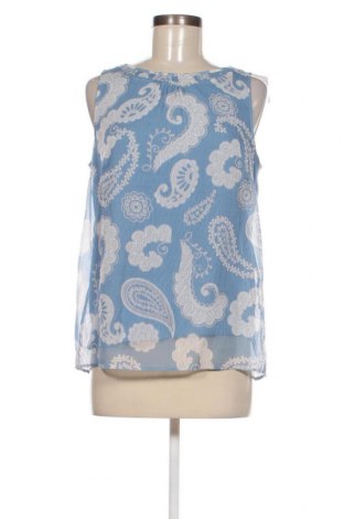 Γυναικείο αμάνικο μπλουζάκι Comma,, Μέγεθος M, Χρώμα Μπλέ, Τιμή 24,39 €