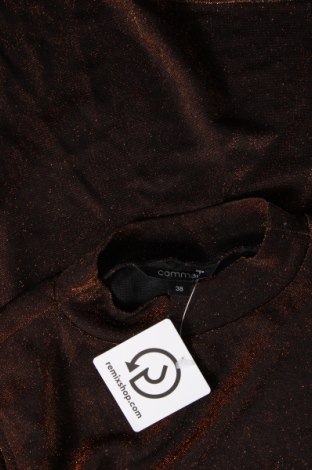 Γυναικείο αμάνικο μπλουζάκι Comma,, Μέγεθος M, Χρώμα Χρυσαφί, Τιμή 7,56 €