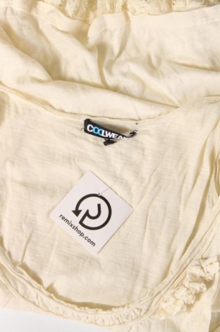 Damska koszulka na ramiączkach Coolwear USA, Rozmiar S, Kolor ecru, Cena 16,14 zł