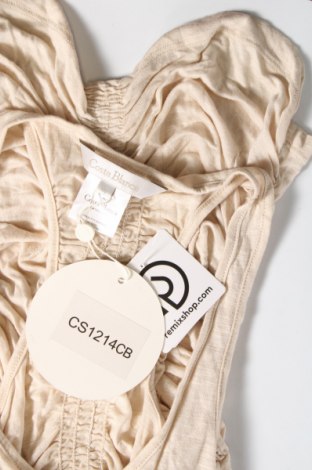 Γυναικείο αμάνικο μπλουζάκι Costa, Μέγεθος S, Χρώμα  Μπέζ, Τιμή 9,92 €