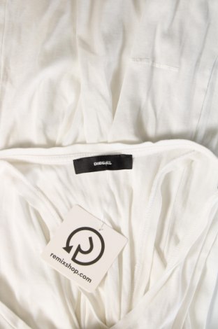 Γυναικείο αμάνικο μπλουζάκι Diesel, Μέγεθος S, Χρώμα Λευκό, Τιμή 25,32 €