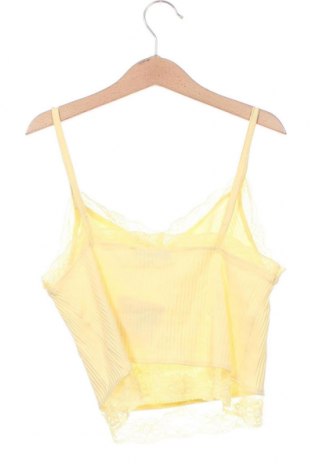 Γυναικείο αμάνικο μπλουζάκι Fb Sister, Μέγεθος XS, Χρώμα Κίτρινο, Τιμή 3,79 €