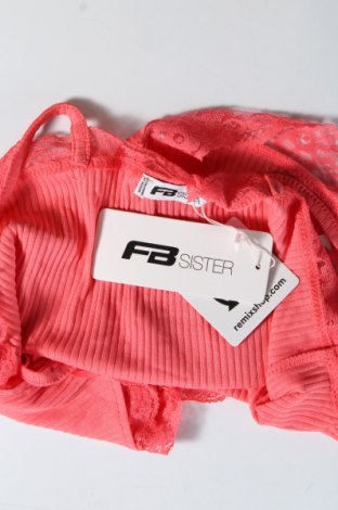 Γυναικείο αμάνικο μπλουζάκι Fb Sister, Μέγεθος L, Χρώμα Ρόζ , Τιμή 4,18 €