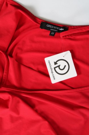 Damska koszulka na ramiączkach Greenfield, Rozmiar XL, Kolor Czerwony, Cena 40,45 zł