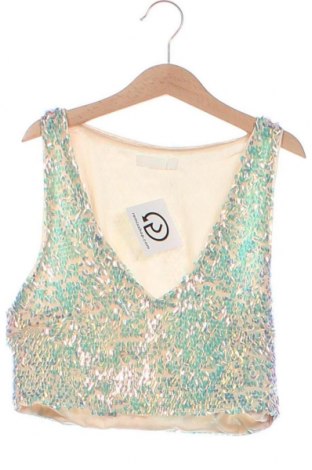 Γυναικείο αμάνικο μπλουζάκι H&M, Μέγεθος XS, Χρώμα Εκρού, Τιμή 3,79 €