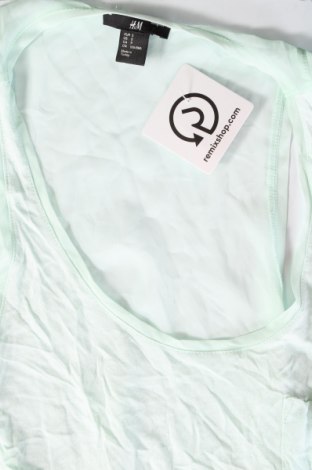 Damska koszulka na ramiączkach H&M, Rozmiar S, Kolor Zielony, Cena 14,55 zł