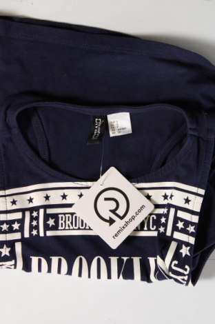 Γυναικείο αμάνικο μπλουζάκι H&M Divided, Μέγεθος S, Χρώμα Μπλέ, Τιμή 3,79 €