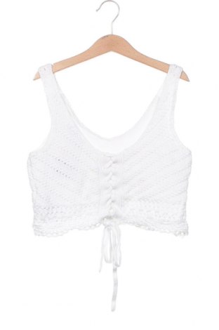 Γυναικείο αμάνικο μπλουζάκι Hollister, Μέγεθος XS, Χρώμα Λευκό, Τιμή 8,66 €